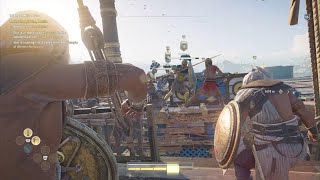 Assassins Creed Odyssey drowning Athenian dogs [upl. by Eitsrik]