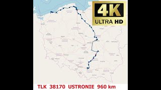 TLK 38170 USTRONIE nocny szlak prawie 1000 km w wagonie sypialnym BAUT 86 [upl. by Polito]