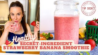 SECRETIngredient Strawberry Banana Smoothie [upl. by Dercy744]