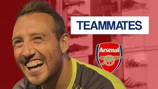 Who is the WORST dressed Arsenal player  Santi Cazorla Teammates [upl. by Leahicm]