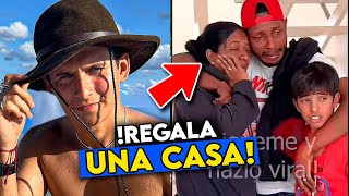 Alexis Omman REGALA CASA y SALVA a familia de migrantes [upl. by Ddene903]