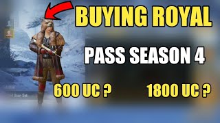 Pubg Mobile Royal Pass Season 4 Unboxing  How To Buy Season 4 Pubg Mobile [upl. by Hecker566]