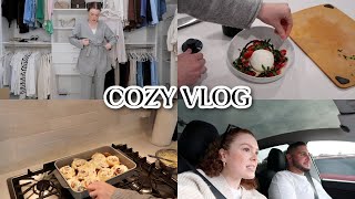 Cozy Weekend Vlog Making Homemade Cinnamon Rolls Hosting a BBQ Hangout With Us [upl. by Oiratno]