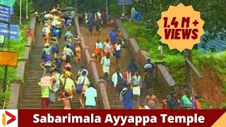 Sabarimala Lord Ayyappa Temple In Kerala  India Video [upl. by Aimee]