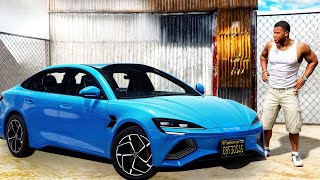 ENG TEZ ELEKTROMOBIL QAYSI BYD YOKI TESLA SHTATGA YANGI MASHINA KELDI  GTA 5 ONLINE [upl. by Diarmit]