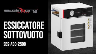 Essiccatore sottovuoto Steinberg Systems SBSADO2500  Presentazione del prodotto 10030732 [upl. by Whiting501]