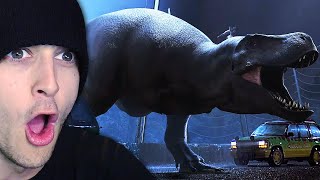 Reacting to ACCURATE DINOSAURS in JURASSIC PARK FRANCHISE [upl. by Durning38]