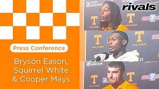 PRESS CONFERENCE Tennessee football players meet with the media ahead of UGA [upl. by Adiene836]