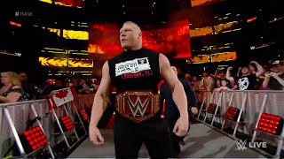 Brock Lesnar Entrance Raw April 3 2017 1080p [upl. by Ailec790]