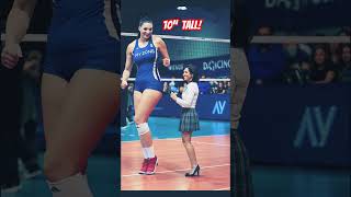 10 ft tall volleyball sports women [upl. by Mojgan]