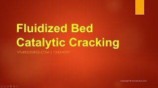 Fluidized Bed Catalytic Cracking or fluid Catalytic Cracking [upl. by Assirhc352]