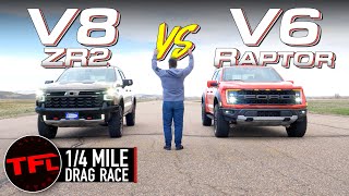 Chevy vs Ford Does the New Silverado ZR2 Have What It Takes to Keep Up with the Ford Raptor [upl. by Anidualc]