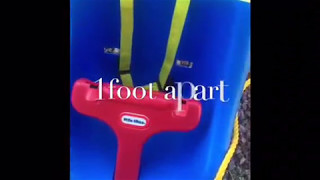 How to DIY Little tikes swing install with swing hardware [upl. by Anh]