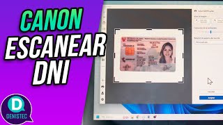 Escanear DNI y guardarlo como PDF  Impresoras Canon ✅🖨 [upl. by Erodeht241]