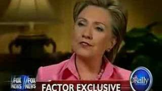 Hillary Clinton Goes on the OReilly Factor [upl. by Lenox]