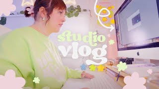 STUDIO VLOG 📦 How I send Enamel Pin designs to my manufacturers amp My First Retail Item [upl. by Lilybelle]