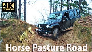 Horse Pasture Road  South Carolina Jeep Adventure Lake Jocassee Jeep Rubicon 4k Road Footage [upl. by Debby]