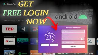 How to install IPTV Smarters pro on android Tvbox and Get FREE IPTV LOGIN [upl. by Thury567]