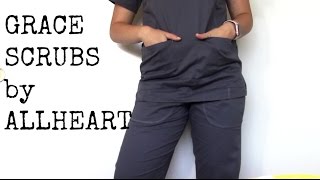 ALLHEART GRACE SCRUBS REVIEW [upl. by Toland]