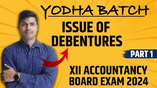 Issue of Debentures  Class 12 Accounts Part 1  Basics amp Journal entries  With all Imp Questions [upl. by Daas]