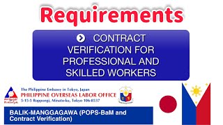 DMW POLO Requirements for Verification of Contract for Changed Company [upl. by Downing]