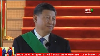 Visite officielle  Le Président chinois Xi Jin Ping est arrivé à Dakar [upl. by Dudley235]