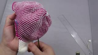 Tunisian Crocheting  Baby Hat  hatnut 133 PART 1  Veronika Hug [upl. by Eynobe136]