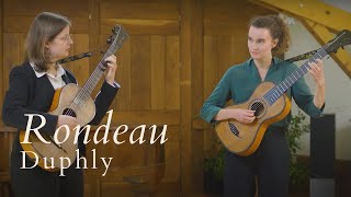 Rondeau  Jacques Duphly Duo Odelia romantic guitars [upl. by Eeliak846]