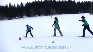 クロスカントリースキーの指導31 雪上サッカー [upl. by Doomham789]