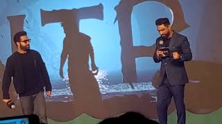 South Superstar Jr NTR at quotDevara Part1quot movie trailer launch event in Mumbai [upl. by Ierdna]