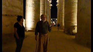 John Anthony West in the Temple of Luxor  2016 [upl. by Ennahs]