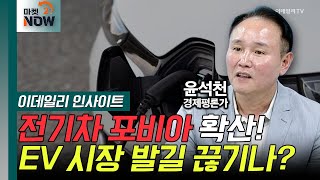 전기차 포비아 확산 EV 시장 발길 끊기나  윤석천 경제평론가 이데일리 인사이트  Market Now 20240816 [upl. by Meehyr524]