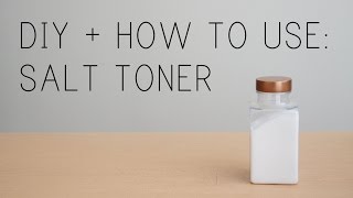 DIY Sea Salt Skin Toner  Procrastinating Pretty [upl. by Ahsinet]