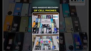 HYDERABAD  Massive recovery of cell phones  Hyderabad Mail latestnews Hyderabad Mail [upl. by Bennink118]