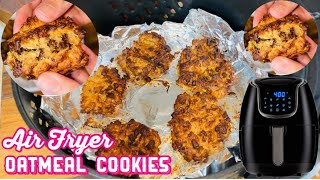 AIR FRYER OATMEAL COOKIES  BANANA OATMEAL COOKIES IN AIR FRYER [upl. by Nitz]