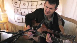 Vintage Knutsen Harp Guitar Bottleneck Slide Blues Gil Gaus song about the Depression [upl. by Avigdor]