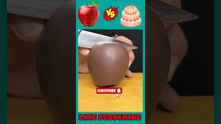 Apple vs cake shorts viralvideo apple bhoot [upl. by Ardnala]