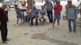 Petanque at Place des Lices in St Tropez [upl. by Eemak]