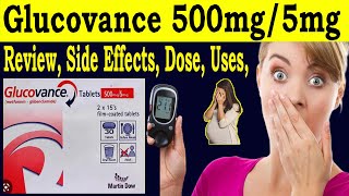 Glucovance 500mg5mg Review  metformin 500mg and glibenclamide 5 mg tablets  Uses Side Effects [upl. by Andee]