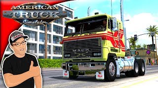 American Truck Simulator Mods Mack MH613 Ultraliner v2 Mod Review [upl. by Atsylac]