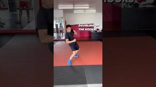 DOUBLE LEAD HOOK  Sharp Hooks without Loading Up 🥊 boxingtutorial boxingtraining boxing [upl. by Ahsiela31]