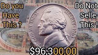 Most Valuable Jefferson Nickel Defec 1963 If you have your Nickel Worth [upl. by Ecnerual614]