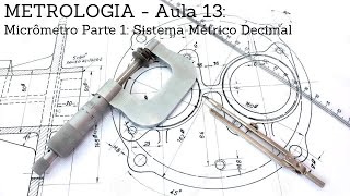 METROLOGIA  Aula 13 Micrômetro Parte 1 Sistema Métrico Decimal [upl. by Kcirderf]