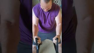 Forearm resistance bands motivation natty homeworkout over50strength [upl. by Akilaz]