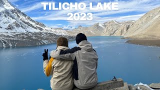 Trek to Tilicho Lake 2023 A journey to the highest lake in the world [upl. by Aihsas]