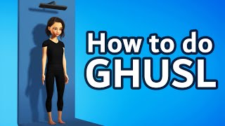 How to do Ghusl for Women Ritual Bathing  Step by Step [upl. by Waechter]