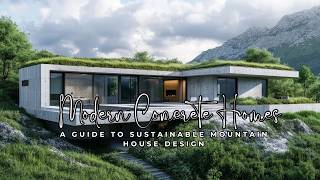 Modern Concrete Homes on Steep Slopes A Guide to Sustainable Mountain House Design [upl. by Ytissahc]