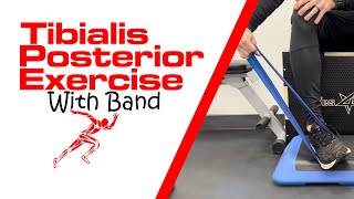 Tibialis Posterior Exercise With Band [upl. by Anined]