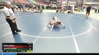 126 Lbs Cons Round 1  Porter Hoopes ID Vs Colyn Finley AL 2c38 [upl. by Ahsino]