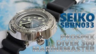 Обзор Seiko SBBN033 Marinemaster Prospex Diver 300M [upl. by Niraj499]